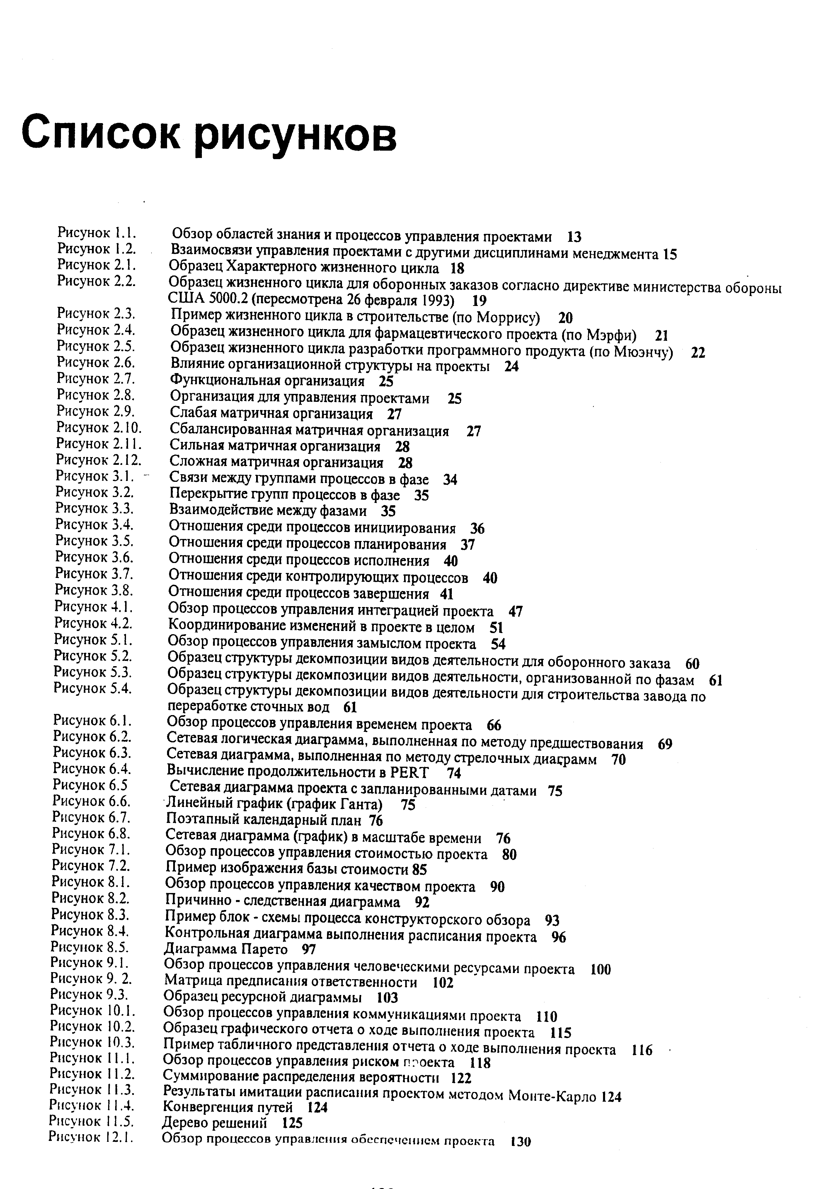 Рисунок 5.3. Образец структуры декомпозиции видов деятельности, организованной по фазам 61
