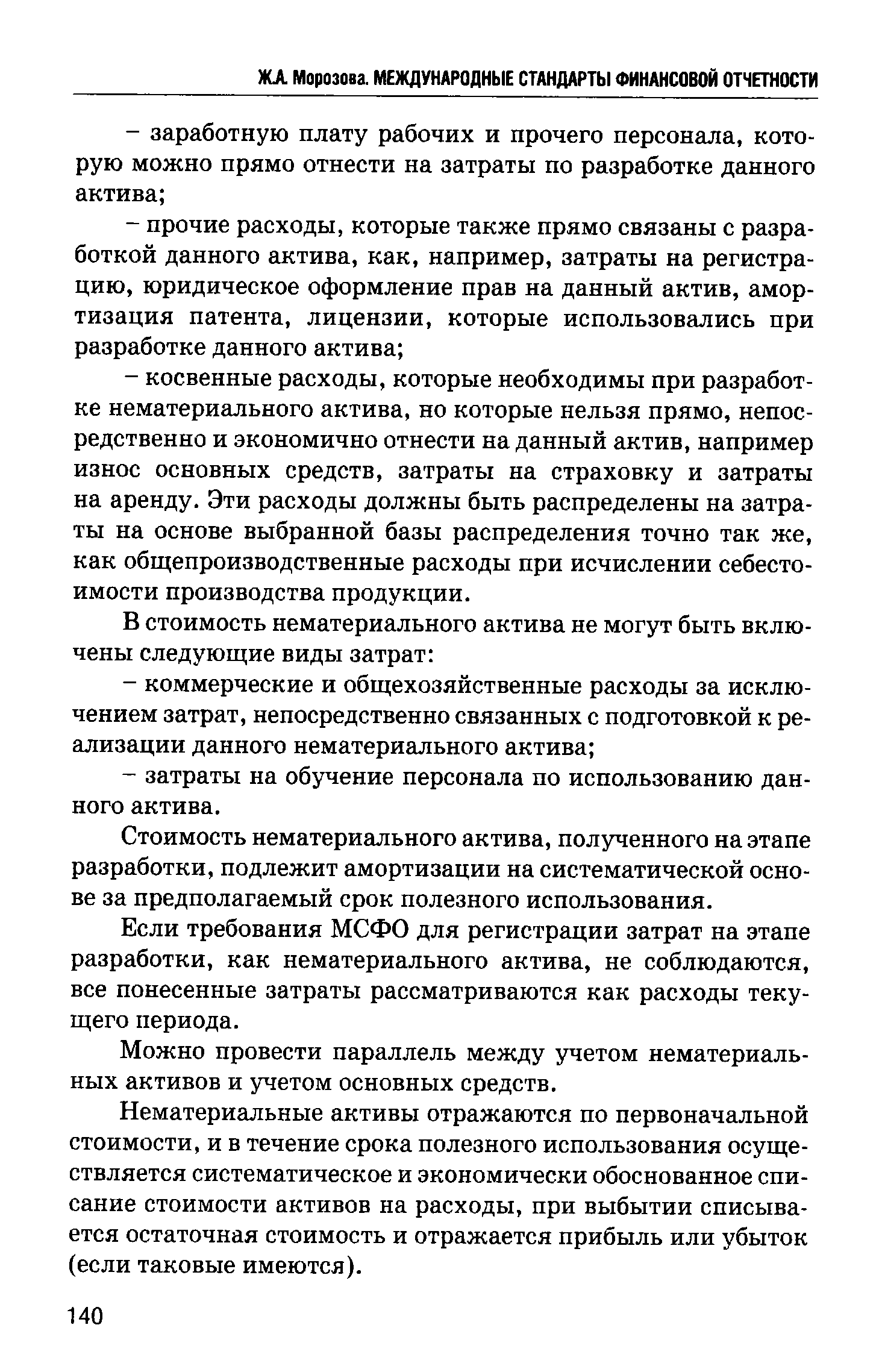 Стоимость нематериального актива, полученного на этапе разработки, подлежит амортизации на систематической основе за предполагаемый срок полезного использования.
