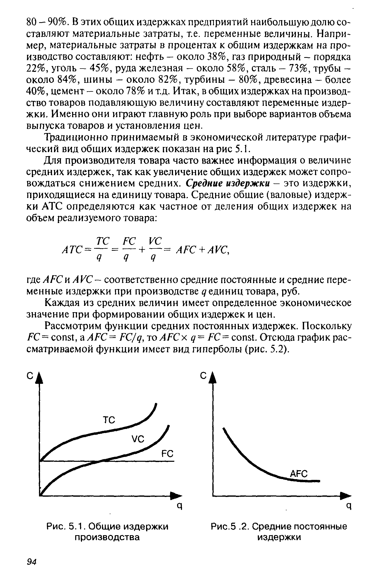 Общие издержки производства. С ростом производства Общие издержки. Величина общих издержек. Средние Общие издержки производства. Величина средних переменных издержек.