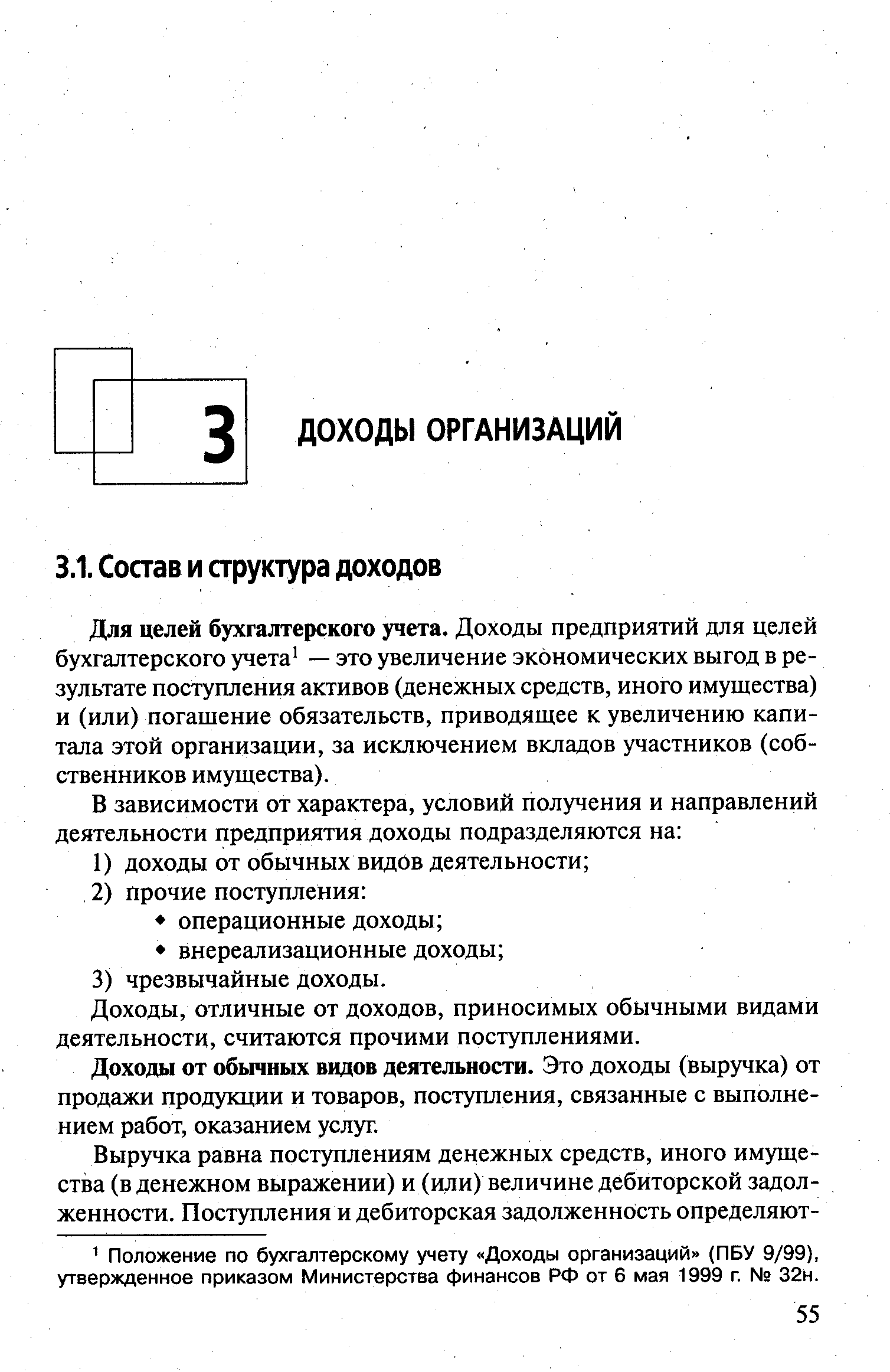 Доходы, отличные от доходов, приносимых обычными видами деятельности, считаются прочими поступлениями.
