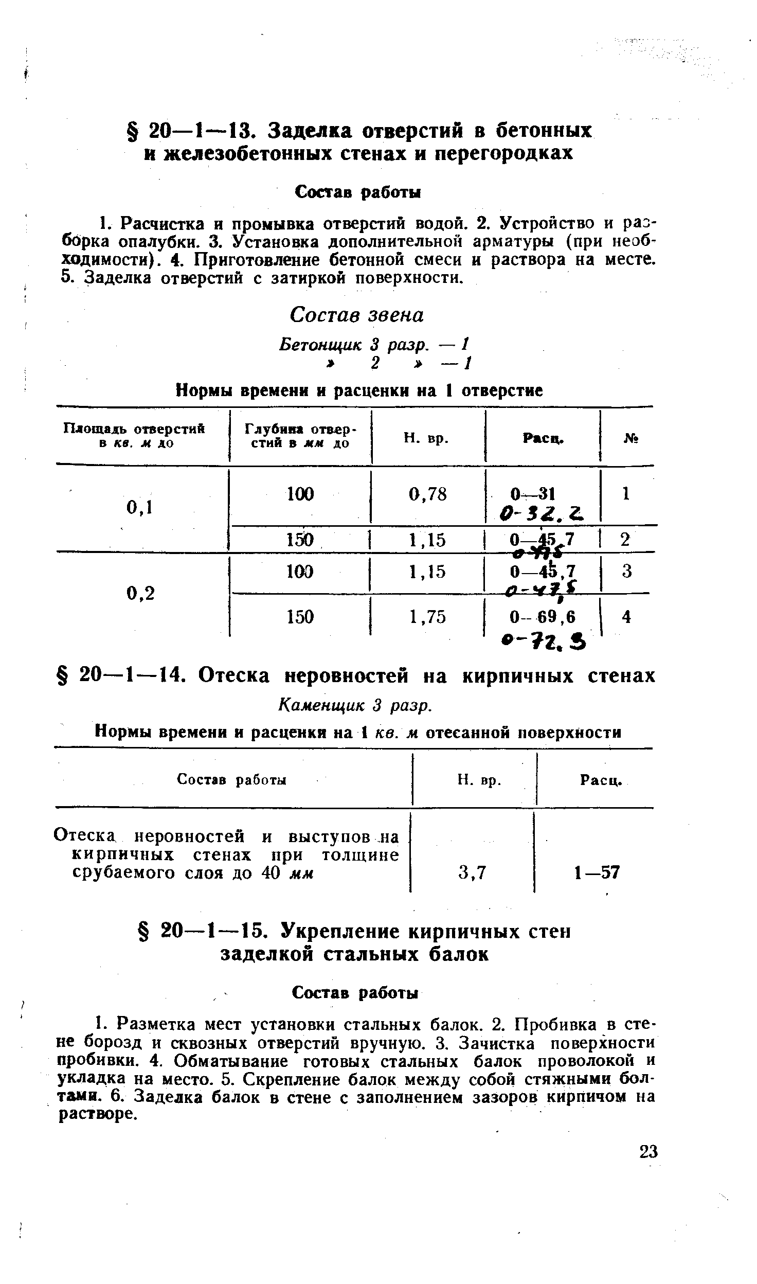 Состав работы Н. вр. Рас ц.
