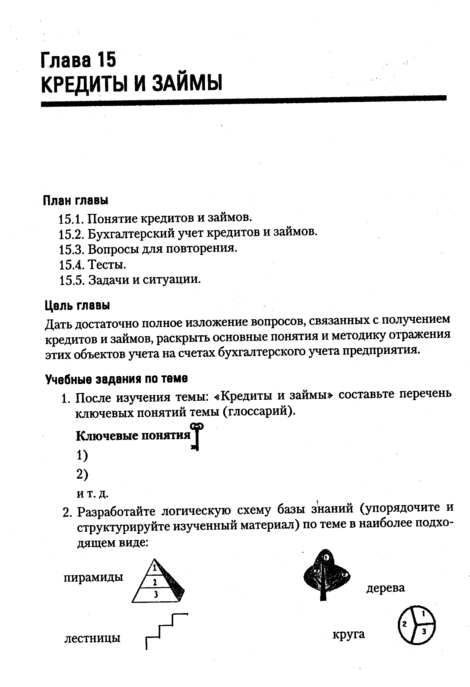 Дать достаточно полное изложение вопросов, связанных с получением кредитов и займов, раскрыть основные понятия и методику отражения этих объектов учета на счетах бухгалтерского учета предприятия.
